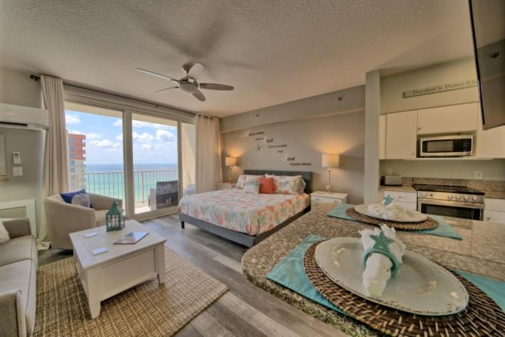 Deluxe Beachfront Studio, Shores Of Panama, Oceanviews And Updated Panama City Beach Exterior photo